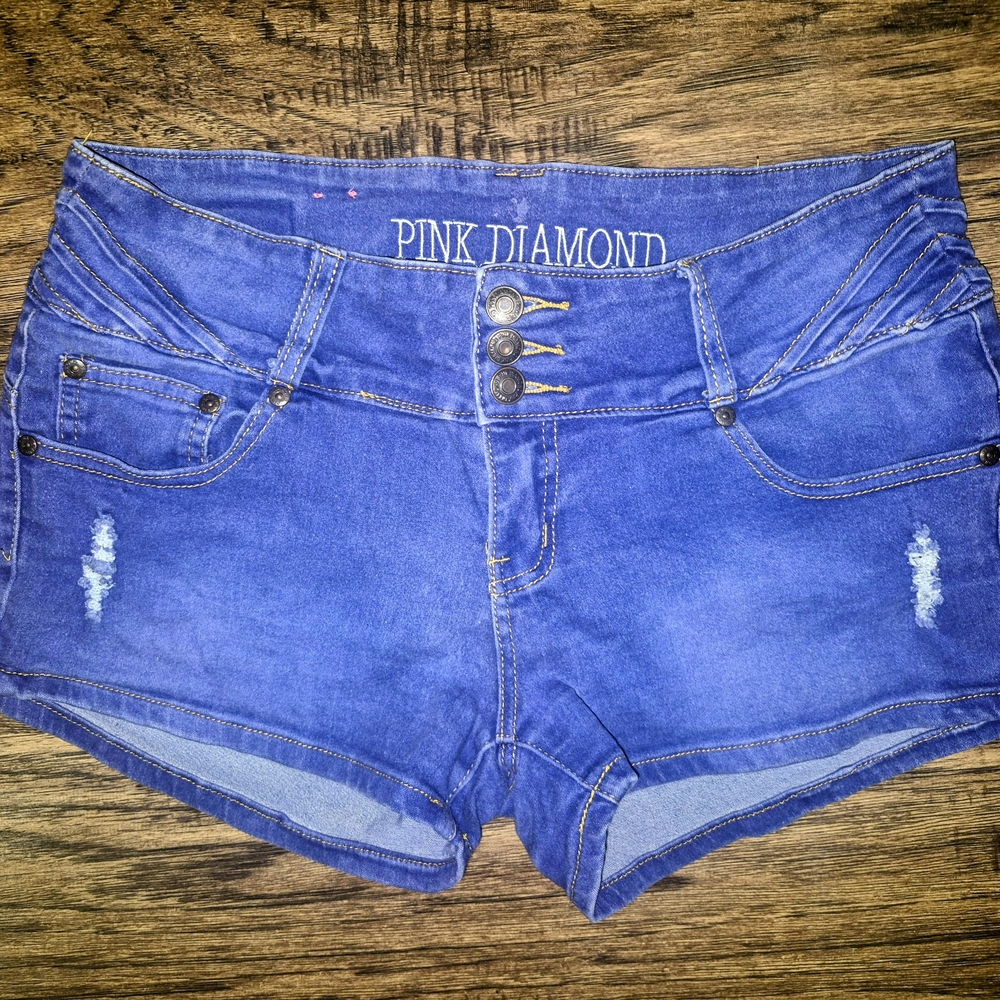 Diamond Supply Co. Women's Blue Denim Shorts
